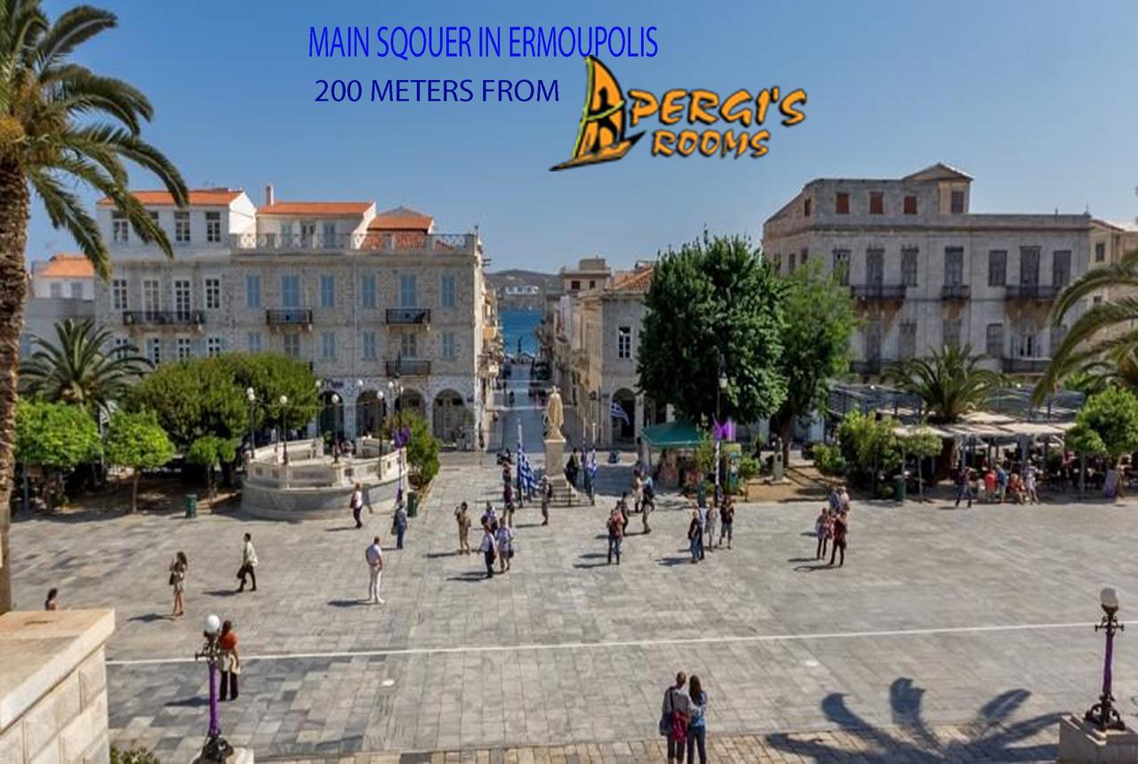 Apergis Rooms Ermoupoli Luaran gambar